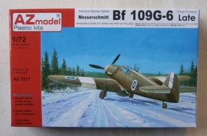 AZ MODEL 1/72 7517 MESSERSCHMITT Bf 109G-6 LATE OVER FINLAND