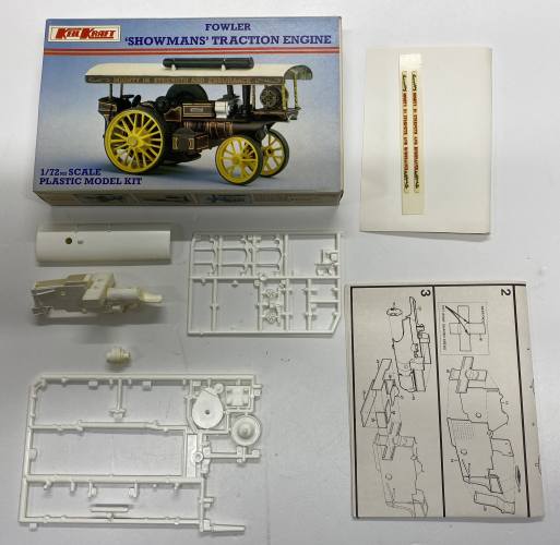 KINGKIT MODEL SCRAPYARD 1/72 KEILKRAFT K302 FOWLER SHOWMANS TRACTION ENGINE  STARTED 