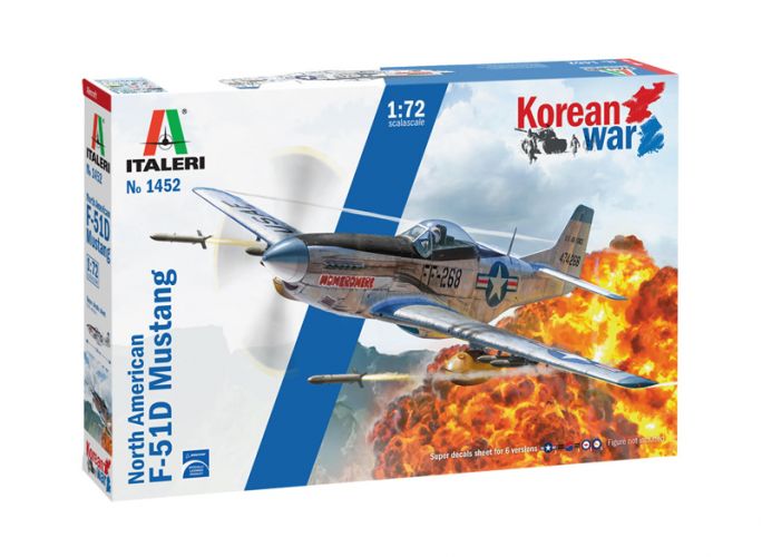 ITALERI 1/72 1452 F-51D KOREAN WAR