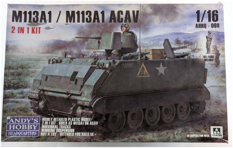 ANDYS HOBBY HEADQUARTERS 1/16 AHHQ-009 M113A1 ACAV  UK SALE ONLY 
