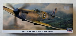 HASEGAWA 1/72 00363 SPITFIRE Mk.I No.74 SQUADRON