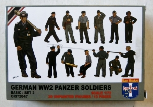 ORION 1/72 72047 GERMAN WW2 PANZER SOLDIERS SET 2