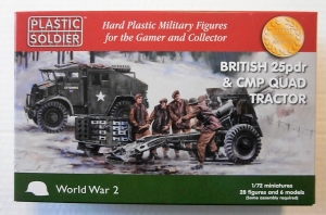 PLASTIC SOLDIER 1/72 WW2G20007 BRITISH 25pdr   CMP QUAD TRACTOR