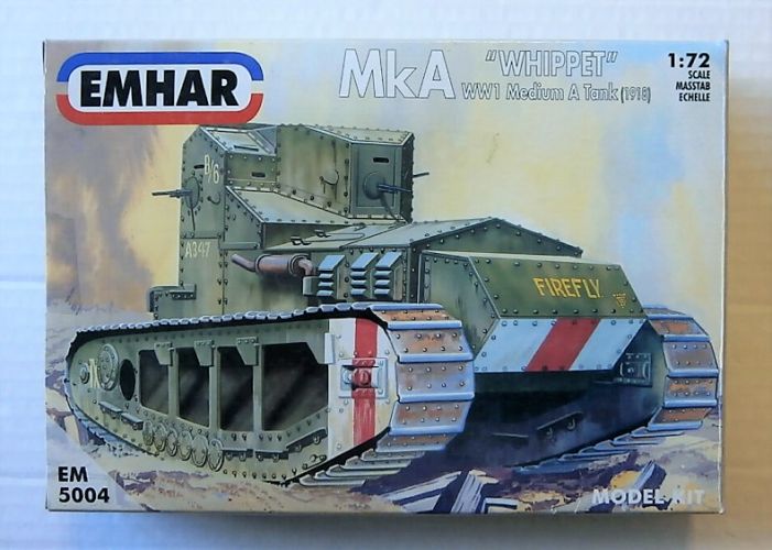 EMHAR 1/72 5004 WHIPPET Mk.A WWI MEDIUM TANK 1918