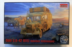 RODEN 1/35 810 OPEL BLITZ 3.6-47 OMNIBUS STABSWAGEN