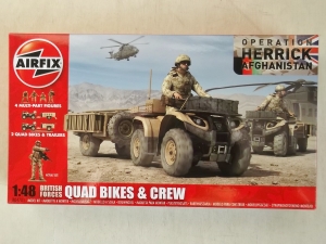 AIRFIX 1/48 04701 BRITISH FORCES QUAD BIKES   CREW