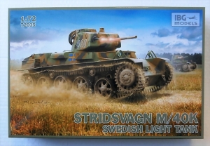 IBG MODELS 1/72 72035 STRIDSVAGN M/40K SWEDISH LIGHT TANK