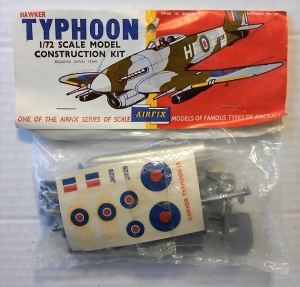 AIRFIX 1/72 107 HAWKER TYPHOON  TYPE II BAG 
