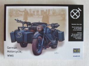 MASTERBOX 1/35 3528 GERMAN MOTORCYCLE WWII ERA