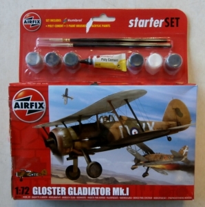 AIRFIX 1/72 55206 GLOSTER GLADIATOR Mk.I STARTER SET