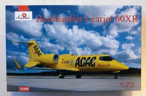 A MODEL 1/72 72360 BOMBARDIER LEARJET 60XR