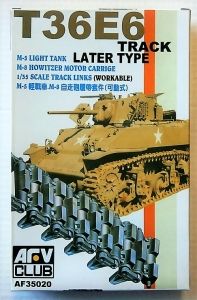 AFV CLUB 1/35 35020 T36E6 TRACKS LATER TYPE