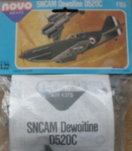 NOVO 1/72 F155 SNCAM DEWOITINE D520C