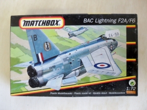 MATCHBOX 1/72 40152 BAC LIGHTNING F2A/F6