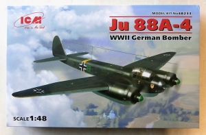 ICM 1/48 48233 JUNKERS Ju 88A-4 WWII GERMAN BOMBER