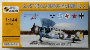 MARK I MODELS 1/144 14454 GLOSTER GLADIATOR Mk.I/Mk.II/J8