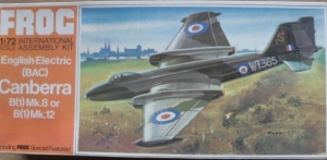 FROG 1/72 F203 EE BAC  CANBERRA B I  Mk.8/12