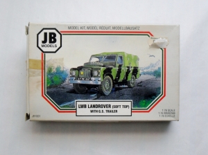 JB MODELS 1/76 1001 LWB LANDROVER SOFT TOP