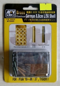 AFV CLUB 1/35 35095 GERMAN 8.8cm L/56 SHELLS