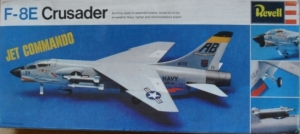 REVELL  H255 F-8E CRUSADER JET COMMANDO