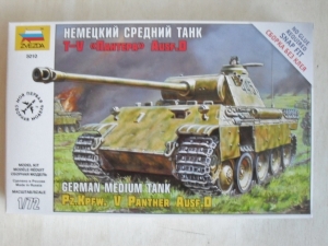 ZVEZDA 1/72 5010 Pz.Kpfw. V PANTHER Ausf.D