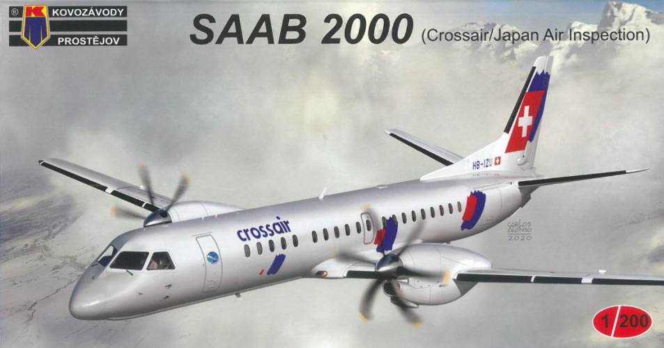 KOVOZAVODY 1/200 KPM2006 SAAB 2000 CROSSAIR JAPAN AIR INSPECTION