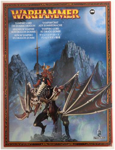 GAMES WORKSHOP  WARHAMMER VAMPIRE LORD ON ZOMBIE DRAGON