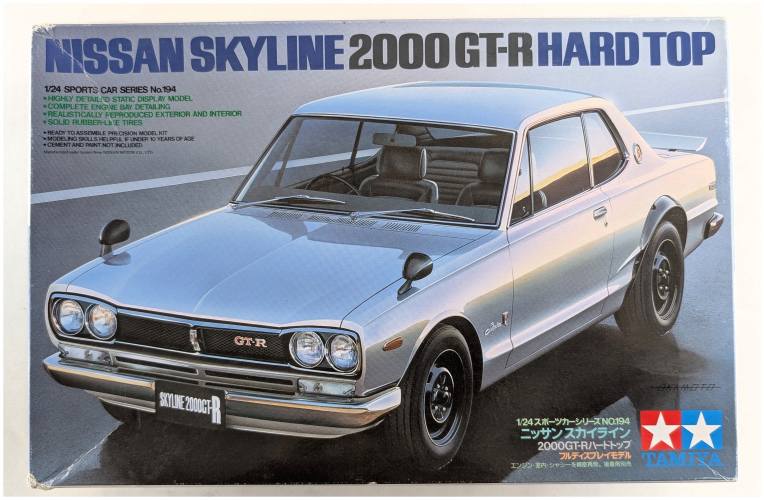 TAMIYA 1/24 24194 NISSAN SKYLINE 2000 GT-R HARD TOP