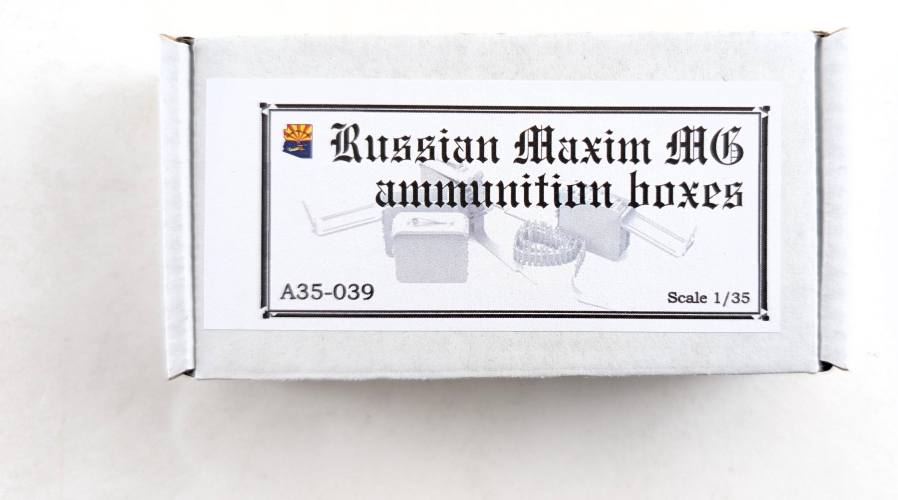 COPPER STATE MODELS 1/35 A35-039 RUSSIAN MAXIM MG AMMUNITION BOXES