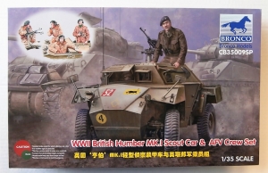 BRONCO 1/35 35009SP WWII BRITISH HUMBER Mk.I SCOUT CAR   AFV CREW SET