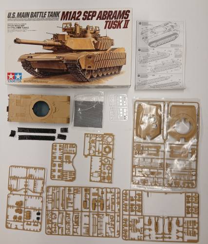 KINGKIT MODEL SCRAPYARD 1/35 TAMIYA 35326 US MAIN BATTLE TANK  STARTED 