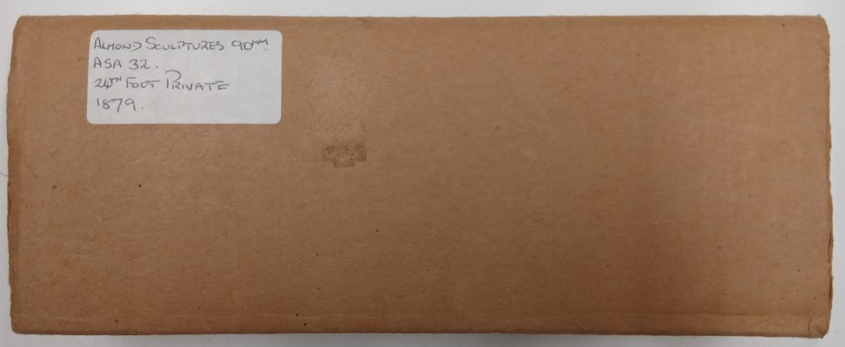 ALMOND SCULPTURES  ASA 32 24TH FOOT PRIVATE 1879 90MM