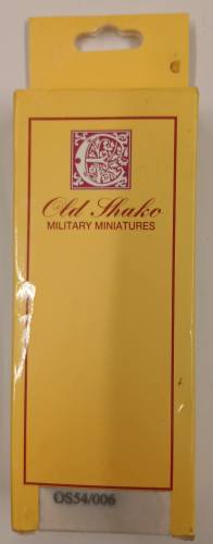 OLD SHAKO MINIATURES  OS54/014 RUSSIAN OFFICER 17TH RGT ART CRIMEAN WAR 1854 54MM