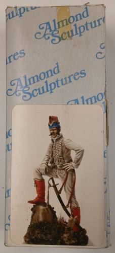ALMOND SCULPTURES  FRENCH HUSSAR OFFICER 4TH REGT 1804-1815