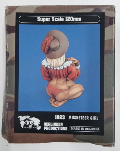 VERLINDEN PRODUCTIONS 120MM 1023 MUSKETEER GIRL