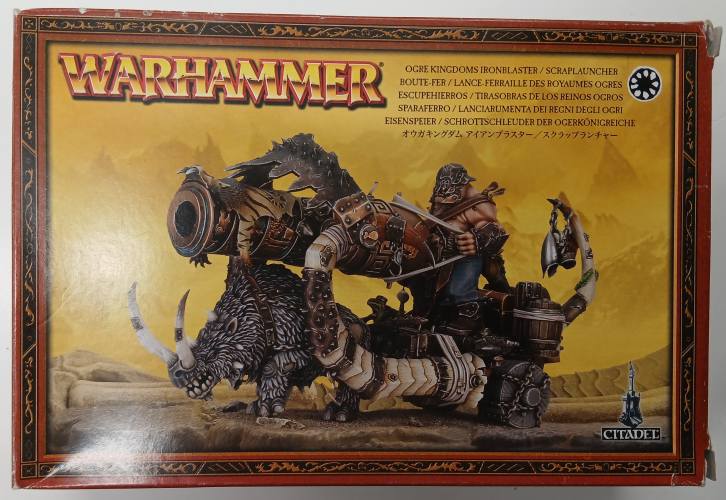 GAMES WORKSHOP  WARHAMMER OGRE KINGDOMS IRONBLASTER SCRAPLAUNCHER