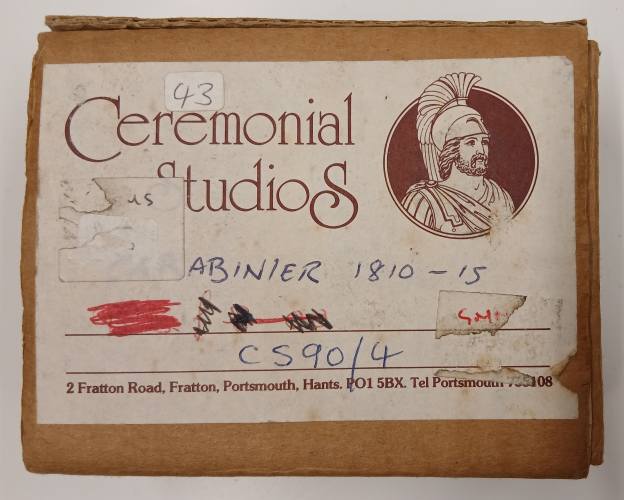 CEREMONIAL STUDIOS  CS90/4 CARABINIER 1810-15