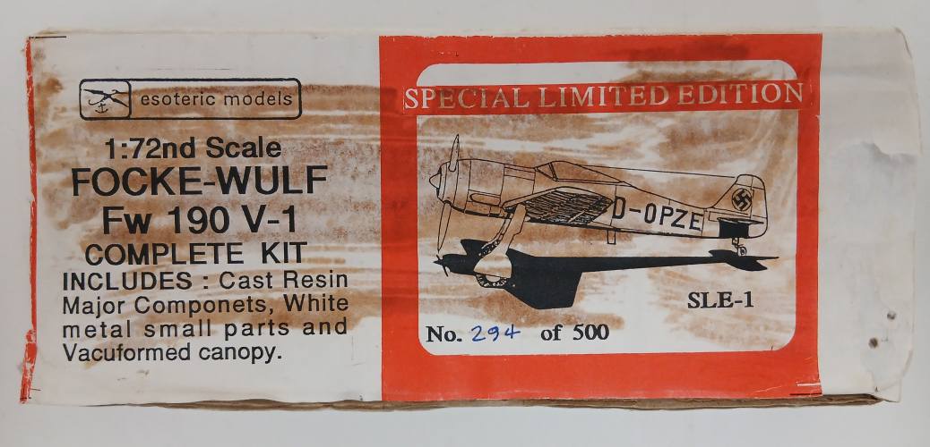 ESOTERIC 1/72 FOCKE WULF FW 190 V-1