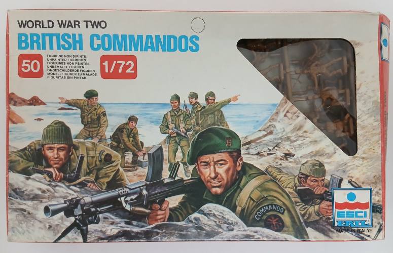ESCI 1/72 210 WORLD WAR II BRITISH COMMANDOS