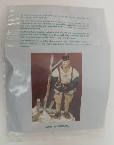 THISTLE MINIATURES  OFFICER ROYAL SCOTS FUSILIERS WINTER 1916