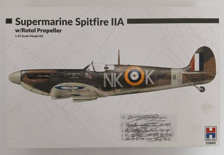 HOBBY 2000 1/32 32002 SUPERMARINE SPITFIRE IIA W/ ROTOL PROPELLER