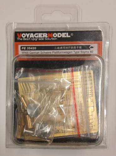 VOYAGER 1/35 PE35420 WWII GERMAN SCHWERE PLATTFORMWAGEN TYPE SSYMS 80