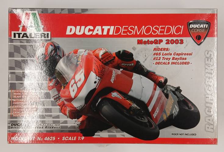 ITALERI 1/9 4625 DUCATI DESMOSEDICI MOTOGP 2003 ITALERI 1/9 4625 DUCATI DESMOSEDICI MOTOGP 2003