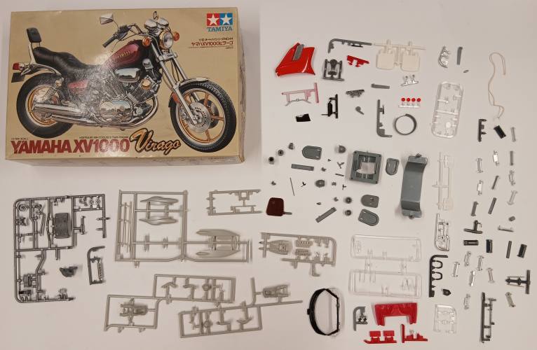 KINGKIT MODEL SCRAPYARD 1/12 TAMIYA 14044 YAMAHA XV1000 VIRAGO  SPARES   REPAIRS 