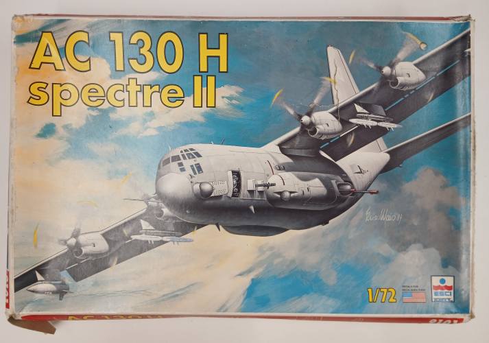 KINGKIT MODEL SCRAPYARD 1/72 ESCI 9101 AC130H SPECTRE II  INCOMPLETE 