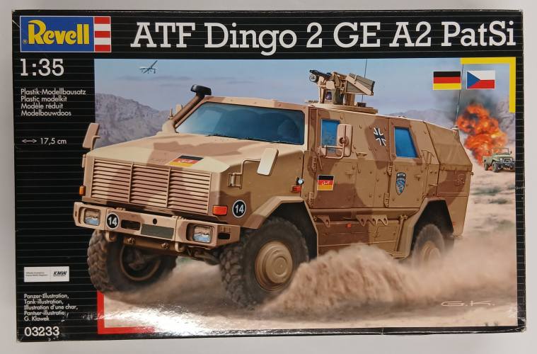 KINGKIT MODEL SCRAPYARD 1/35 REVELL 03233 ATF DINGO 2 GE A2 PATSI  NO DECALS 
