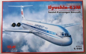 ICM 1/144 14405 ILYUSHIN IL-62M SOVIET PASSENGER AIRCRAFT