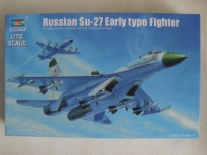 TRUMPETER 1/72 01661 RUSSIAN Su-27 EARLY TYPE FIGHTER