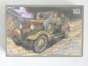 IBG MODELS 1/72 72008 POLISH FIAT 508/III LATE VERSION