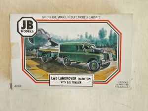 JB MODELS 1/76 1003 LWB LANDROVER HARD TOP